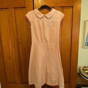 Corey Lynn Calter seersucker dress in pink